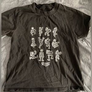 Baby t with skeletons